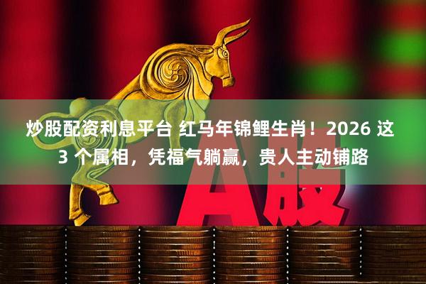 炒股配资利息平台 红马年锦鲤生肖!2026 这 3 个属相,凭福气躺赢,贵人主动铺路