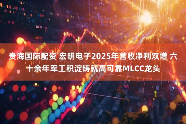 贵海国际配资 宏明电子2025年营收净利双增 六十余年军工积淀铸就高可靠MLCC龙头